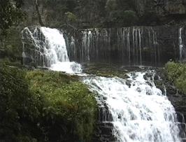 The Falls of the White Meadow (Lower) on the River Mellte near Ystradfellte youth hostel